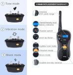 PetSpy Waterproof Dog Training Shock Collar