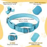 12 Pack Reflective Martingale Collars for Dogs