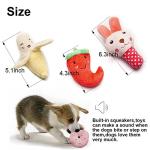 9 Pack Small Dog Squeaky Toys in Fun Colors