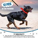 12 Pack Reflective Martingale Collars for Dogs