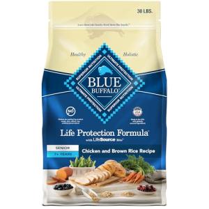 Blue Buffalo Senior Dog Food with Chicken & Rice