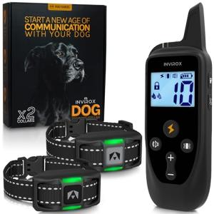 Invirox Rechargeable Dog Training Collar for Large Dogs