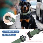 Adjustable Chew-Proof Dog Collar for Large Dogs