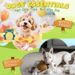 Interactive Squeaky Dog Toys - 3 Pack Set