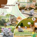 Hanarook Interactive Self-Moving Dog Toy - Elephant