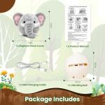 Hanarook Interactive Self-Moving Dog Toy - Elephant