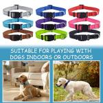 30-Pack Adjustable Reflective Dog Collars in 10 Colors