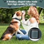 Soft Adjustable PU Leather Dog Collar for All Sizes