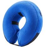 Inflatable Dog Cone Collar for Recovery - Large Blue