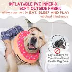 Inflatable Dog Recovery Collar - Soft Neck Donut