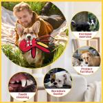 LECHONG Octopus Squeaky Dog Toys for Chewers