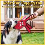 LECHONG Octopus Squeaky Dog Toys for Chewers