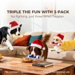 3-Pack Durable Chew Toys for Small Dogs