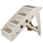 4-Step Foldable Dog Ladder with Non-Slip Steps