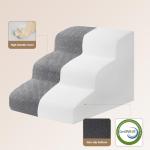 Curved Dog Stairs for Small Pets - 3 Steps