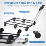 HOVONO Extra Large Rolling Pet Carrier for Dogs & Cats