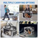 HOVONO Extra Large Rolling Pet Carrier for Dogs & Cats