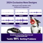 Rechargeable Bark Collar Set for All Dog Sizes