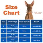 Adjustable Dog Prong Collar with Quick Release