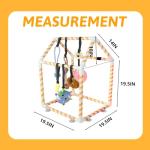 Puppy Play Gym with 8 Fun Hanging Toys