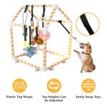 Puppy Play Gym with 8 Fun Hanging Toys