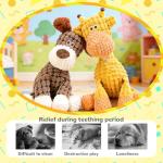 Durable Plush Squeaky Dog Toy for All Sizes