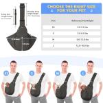 Adjustable Dog Carrier Sling for Small Pets