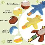 Cute Duck Squeaky Toys 3-Pack for Dogs