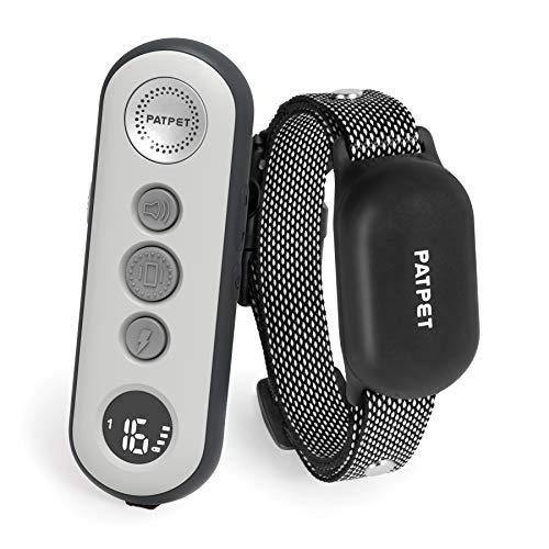 PATPET Rechargeable Dog Training Collar with Remote