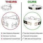 Herm Sprenger Prong Collar for Dog Training with Easy Quick Release Buckle - German Made Dog Collar with Chrome Plated Steel 3.0mm Prongs for Large - Extra Large Dogs (20-25" Neck)