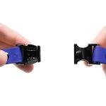 Educator Quick Snap Bungee Dog Collar, Biothane Waterproof & Odorproof, Easy Connect Clasp & D-Ring, Comfort Loop, Trim to Fit, 3/4-Inch, Blue – Fits ME-300, ET-300/400, EZ-900, PE-900, PG-300