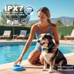 Heaflex Dog Training Collar with Remote, 2600FT Range, 4 Training Modes Beep, Shake, Safe Shock, LED Light, Rechargeable IPX7 Waterproof for All Breeds Sizes, with Three Receiver Collars for 3 Dogs