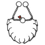 Herm Sprenger Black Stainless Steel Dog Prong Collar with Easy On Assembly Chain Professional Training Pinch Collar for Small Medium Large Dogs Made in Germany (17in X 2.25mm (Neck Size up to 13in))