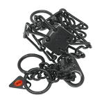 Herm Sprenger Black Stainless Steel Dog Prong Collar with Easy On Assembly Chain Professional Training Pinch Collar for Small Medium Large Dogs Made in Germany (17in X 2.25mm (Neck Size up to 13in))