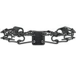 Herm Sprenger Black Stainless Steel Dog Prong Collar with Easy On Assembly Chain Professional Training Pinch Collar for Small Medium Large Dogs Made in Germany (17in X 2.25mm (Neck Size up to 13in))