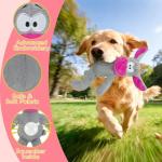 Squeaky Plush Dog Toys for Chewing Fun