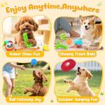 25 Pack Dog Toys for Teething & Playtime