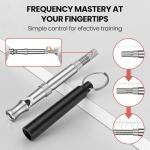 Ami's Delight Premium Dog Whistle Set with Clicker