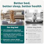 Furhaven Jumbo Cooling Gel Dog Bed - Granite Gray