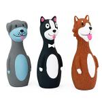 Chiwava 3 Pack Squeaky Fetch Toys for Small Dogs