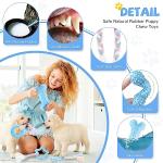 6 Pack Puppy Teething Toys with Rope & Squeak