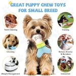 6 Pack Puppy Teething Toys with Rope & Squeak