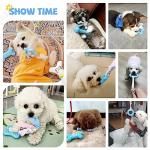 6 Pack Puppy Teething Toys with Rope & Squeak
