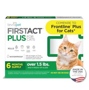 TevraPet FirstAct Plus Flea and Tick Drops