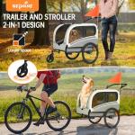 Dog Bike Trailer & Stroller for Easy Travel