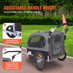 VEVOR Dog Bike Trailer & Pet Stroller 2-in-1