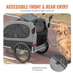 VEVOR Dog Bike Trailer & Pet Stroller 2-in-1