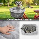 Soft Dog Bike Basket Liner - Easy Installation