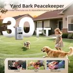 Humane Ultrasonic Anti-Bark Device for Dogs