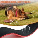 Adjustable Red Reflective Dog Collar with Safety Buckle